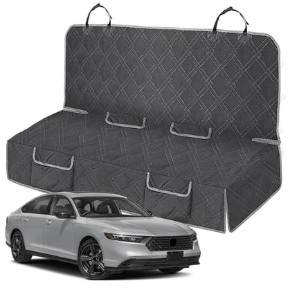 Dog Car Seat Cover Compatible with Honda Accord 2012-2025, Waterproof Pet Bench Seat Cover for Back Seat, 600D Heavy Duty Scratch Proof Nonslip Truck Seat Covers for Dogs - size: 2012-2025 Accord