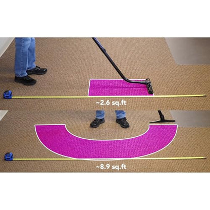 Cen-Tec Systems 35174 Sidewinder 15 Inch Hard Floor Vacuum Brush with 1.5-Inch Neck, Black, 15" Hard Floor Brush - size: 15" Hard Floor Brush