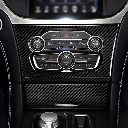 Car Air Conditioning A/C Panel Decals for 2015-2023 Chrysler 300 / 300C / 300S / Limited/Touring Accessories Interior Stickers - color: Center Control Panel