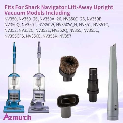 4 Pack for Shark Vacuum Brush Attachments Replacement Shark Navigator Lift Away Upright Vacuum Attachments NV350, NV352, NV355 and Rocket HV300, HV320 & Rotator NV500, NV650 Part Number 112FFJ, 122FFJ - style: 4 PCS
