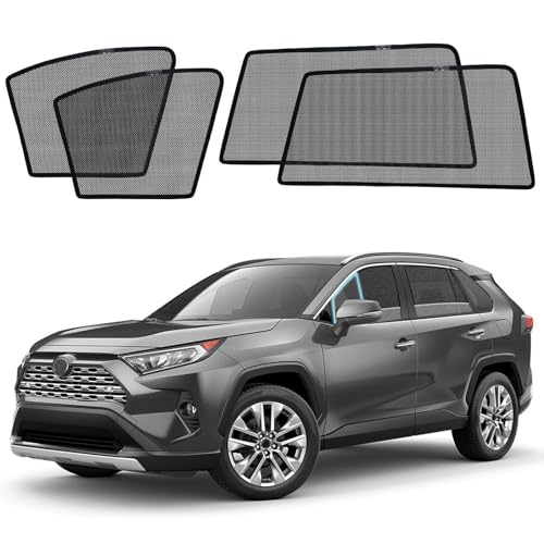 Specific Side Window Sun Shades, Vehicle Interior Shade (RAV4（2019-2024）, Front+Rear side-4pcs) - size: Front+Rear side-4pcs