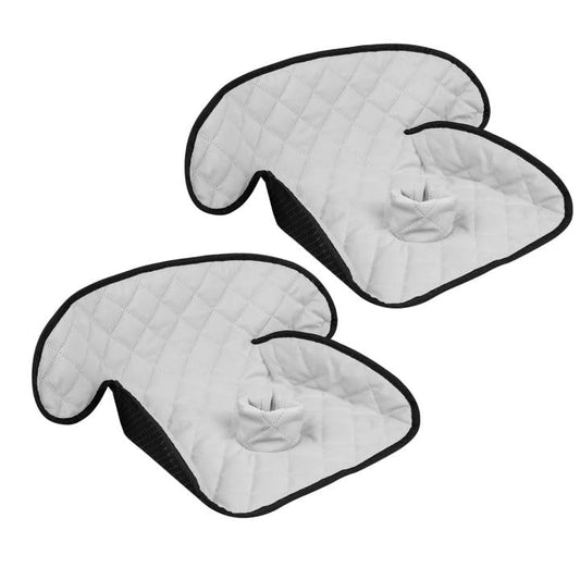 MOOB Waterproof Car Seat Protector - 2 Pack Premium Carseat Liner for Babies & Toddlers, Machine Washable & Quick-Dry, Anti-Slip Backing, Potty Training Pad for Infant Car Seat & Stroller (Grey) - color: Grey, size: 2 pack