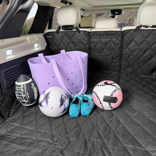 Rydura SUV Cargo Liner – Waterproof, Heavy-Duty Trunk Mat with Non-Slip Backing – Full Rear Seatback Coverage – Fits 60/40 & 50/50 Split Seats – Easy to Clean – Travel, Tools, Gear – Small - size: Small
