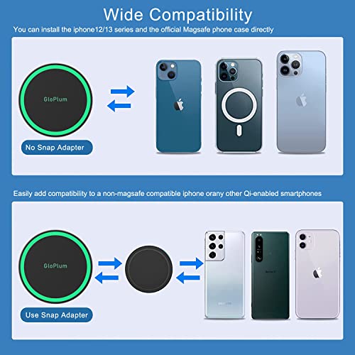 Magnetic Wireless Car Charger Mount Compatible with Magsafe iPhone 15/ iPhone 14/iPhone 13, Fast Charging Air Vent Magnet Accessories Car Phone Holder