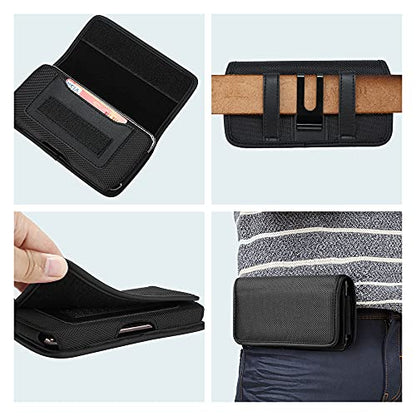Universal Horizontal Cell Phone Holster Case with Belt Clip for Mobile Phone - XXL - size: XXL