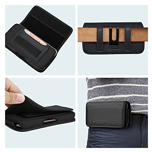 Universal Horizontal Cell Phone Holster Case with Belt Clip for Mobile Phone - XL - size: XL