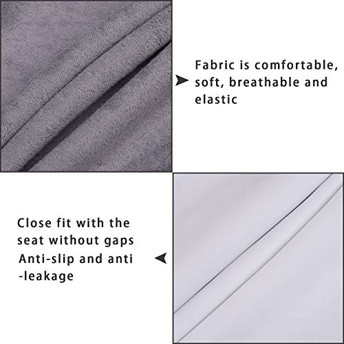 Auto Newer Neoprene Waterproof Sweat Towel Car Seat Covers, Pets Seat Protector, Bucket Car Seat Covers Front Seats Only, Universal for Cars, SUV, Truck,Fit Running, Outdoor Sports, Pets (Gray,1PCS)