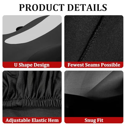 WinPower Indoor Sports Car Cover 181-192 Inch Soft Stretch Elastic Dustproof Scratchproof Protection Full Car Cover for Underground Garage Car Show - size: L-SPORT CAR(181-192 Inch)