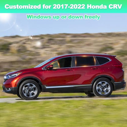 2017-2022 CRV Window Shades -Car Window Shade for Baby and Driver, Breathable Mesh Car Privacy Curtains for Side Windows, UV Protection and Heat Insulation for Road Trips, Napping - size: CRV(2017-2022)4PCS