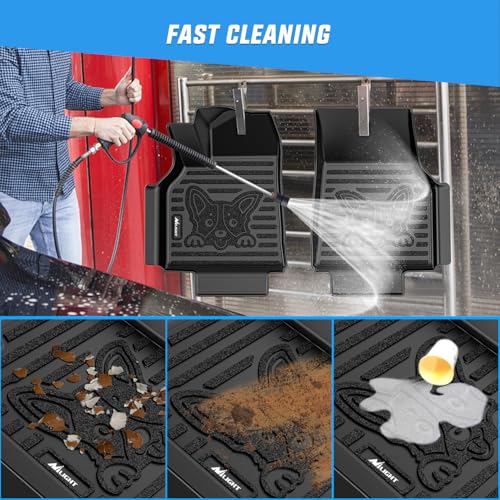 Nilight TPE Floor Mats & Cargo Mats Set for Tesla Model Y (5 Seat only) 2021 2022 2023 2024 2025 All Weather Custom Fit Heavy Duty Floor Liners - color: 2021-2025 Tesla Model Y 5 Seat