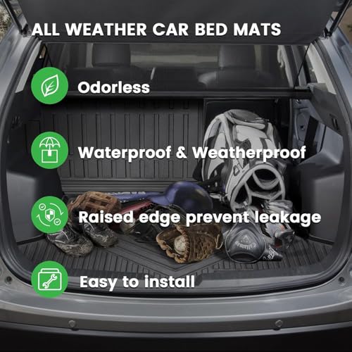 Vanseno Compatible for 2012-2017 Toyota Camry Cargo Mat Cargo Liner All Weather TPE Protection Trunk Mat for 2012 2013 2014 2015 2016 2017 Toyota Camry Accessories - color: Fit 2012-2017 Toyota Camry