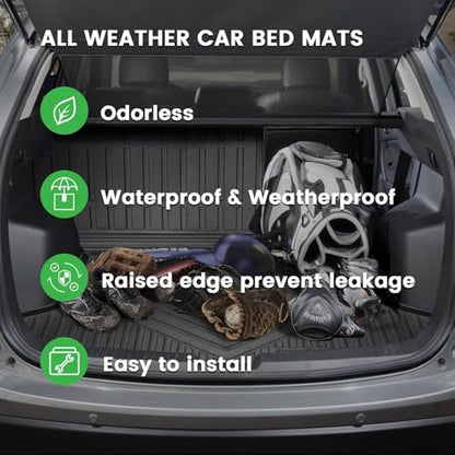Vanseno Compatible for 2012-2017 Toyota Camry Cargo Mat Cargo Liner All Weather TPE Protection Trunk Mat for 2012 2013 2014 2015 2016 2017 Toyota Camry Accessories - color: Fit 2012-2017 Toyota Camry