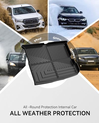 Cargo Liner Compatible with Mercedes-Benz GLE 2016-2019 ＆ Benz ML 2012-2015 Trunk Mat - All Weather Trunk Liner Custom Fit GLE Class GLE350 GLE43 GLE63 ML350 ML550 ML63 Cargo Liners - style: 3) for Mercedes Benz GLE | 2016-2019 | Cargo Liner