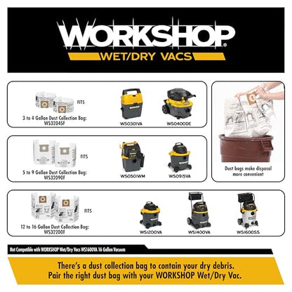 WORKSHOP Wet/Dry Vacs Shop Vacuum Accessories WS12502A Crevice Tool Attachment for Wet Dry Vacuum Cleaners, Fits 1-1/4-inch Extension Wands and Hoses - size: 1-1/4"