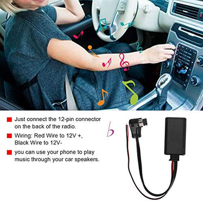 Yctze Pioneer IP Bus Bluetooth AUX Adapter Car Audio Stereo Module for IP-Bus Headphone Jack