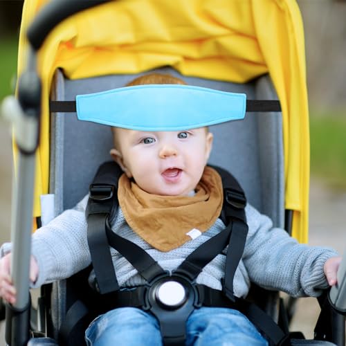 HESTYA 2 Pcs Carseat Head Support Toddler, Stroller Seat Headrest for Sleeping Traveling, Neck Relief Headband Strap for Kids Children Toddler Infant(Fresh) - color: Fresh