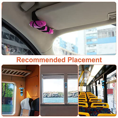 THINKWORK Window Breaker - Pink-Blue Car Safety Hammer Gift for Lady and Men, Three-in-One Emergency Escape Tool with Seat Belt Cutter, Safety Emergency Car Escape Tool for Family, Women, Children - color: Pink&blue