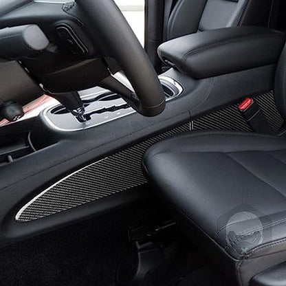 NVCNX Real Premium Carbon Fiber Accessories for Dodge Durango 2011-2020 2012 2013 2014 2015 2016 2017 2018 2019 Car Center Console Side Panel Cover Interior Trim Sticker Decal 4PCs - color: 2011-2020 Center Console Side Panel Trim