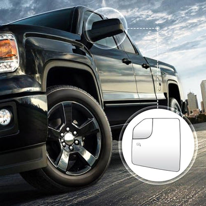 Driver Left Side Heated Blind Spot Mirror Glass Fit for 2015-2020 Ford F-150, 2.7L 3.0L 3.3L 3.5L 5.0L, Side View Mirror Glass, Replacement for FL3Z17K707L - size: Driver Side(Left)