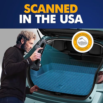 Premium Cargo Liner for Toyota Prius 2016-2022 Sedan - 100% Protection - Custom Fit Car Trunk Mat - All-Season Black Cargo Mat - 3D Shaped Laser Measured Trunk Liners for Toyota Prius (XW50)