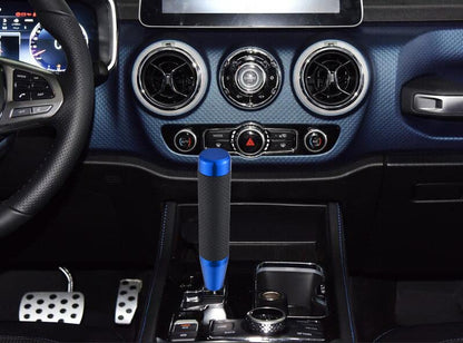 Abfer Tall Shift Knob Car Long Shifting Head Replace Weighted Gear Stick Shifter Knob Extension Fit Most Manual Automatic Transmission Vehicle, Blue - color: blue-1