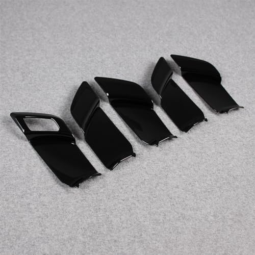 Beautost for Toyota Prius 2023 2024 2025 2026 Interior Door Handle Bowl Panel Cover Trims (Piano Black) - color: Piano Black