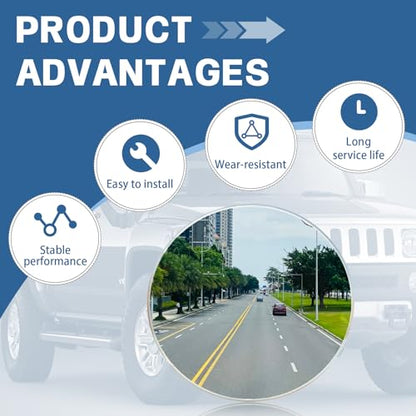 2 Pack HD Glass Blind Spot Mirror 360° Adjustable Frameless Convex Rear View Mirrors Exterior Accessories with Wide Angle for Car SUV and Trucks Easy Install (Circle) - style: Circle