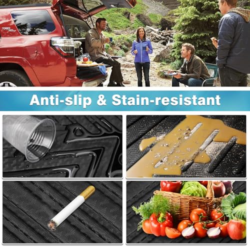 Mixsuper Custom Fit Cargo Liner for 2010-2011 Toyota Prius Base, 2012-2015 Toyota Prius Two/Three/Four/Five, All Weather Rear Cargo Trunk Mat Black - size: Fit for Toyota Prius | 2010-2015