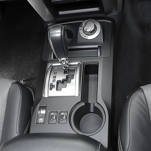 Jimen Compatible with Toyota 4Runner 2010-2023, Gear Shift Panel Cover Interior Trim Accessories (Matte Black) - color: Matt Black