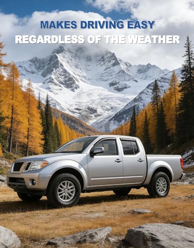 Out-Channel Window Rain Guards Fit for Nissan Frontier 2005-2021 Crew Cab, Extra Durable Window Visors Vent Visors Vent Shades Wind Deflector Dark Smoke Car Tape-on with Thicker 4PCS - size: Fit for 2005-2021 Nissan Frontier Crew Cab