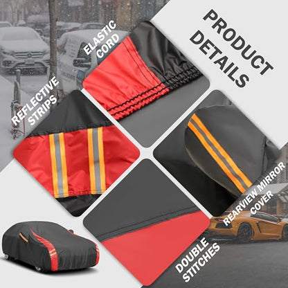 Car Cover Outdoor Automobiles Waterproof All Weater, Universal Fit (Length Up to 240 inch) XL+ - color: 4 Truck Cover, size: T3 Fit Truck Length up 230-242 inch