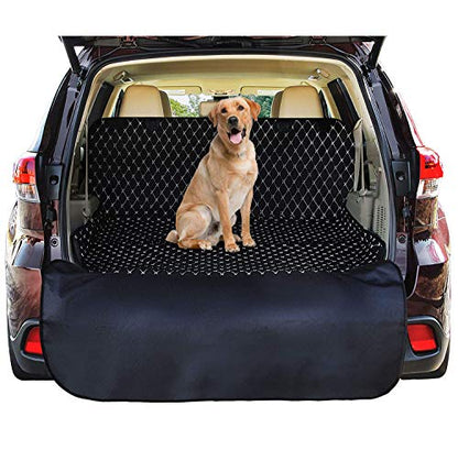 Pawple Cargo Liner Cover for SUVs and Cars, Waterproof Material, Non Slip Backing, Extra Bumper Flap Protector, Large Size - Universal Fit