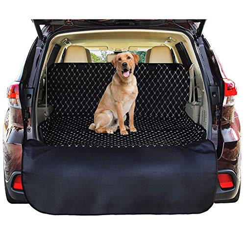 Pawple Cargo Liner Cover for SUVs and Cars, Waterproof Material, Non Slip Backing, Extra Bumper Flap Protector, Large Size - Universal Fit