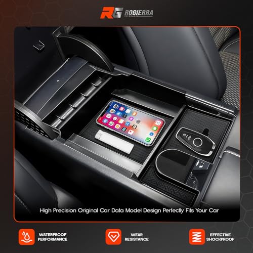 Rogierra for LEXUS RX RX200t RX350 RX400h RX450h 2016-2022 Car Center Console Organizer Tray Center Armrest Storage Box