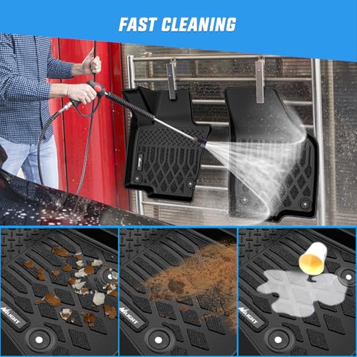 Nilight TPE Floor Mats for Volkswagen Tiguan 2009 2010 2011 2012 2013 2014 2015 2016 2017 All Weather Custom Fit Heavy Duty Floor Liners - color: 2009-2017 Volkswagen Tiguan