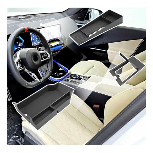 SXCY [3PCS Tray for 2025 2026 BMW X3 Center Console Tray+Armrest Privacy Organizer+Dashboard Organizer for 2025 2026 BMW X3 Accessories X3 Console Organizer - color: 2025 2026 X3, 3PCS Tray[Arm+Privacy+Dash]