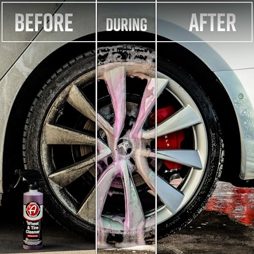 Adam's Polishes Wheel & Tire Cleaner 16oz - Professional All in One Car Wash Wheel Well Cleaning Spray for Car Detailing | Safe On Most Rim Finishes - size: 16 fl. oz