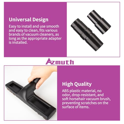 6Pcs For Shop Vac Attachments and Shark Vacuum Attachments Replacement Soft Horsehair Shark Hard Floor Attachment with Vacuum Brush Attachment and Vacuum Hose Adapter - style: 6-Pack