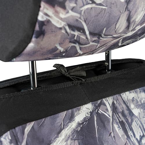 CAROMOP Premium Camo Front Seat Covers – Waterproof Wear Resistant Neoprene & Oxford Fabric, Airbag Compatible, Universal Fit for Cars, Vans, Trucks & SUV