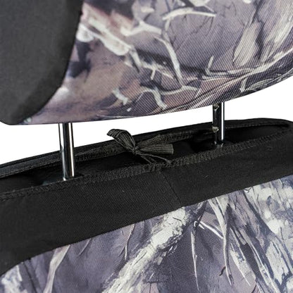 CAROMOP Premium Camo Front Seat Covers – Waterproof Wear Resistant Neoprene & Oxford Fabric, Airbag Compatible, Universal Fit for Cars, Vans, Trucks & SUV