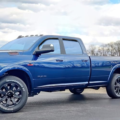 Nilight in Channel Rain Guards for Ram 1500 2009 2010 2011 2012 2013 2014 2015 2016 2017 2018 Crew Cab, 2019-2023 Ram 1500 Classic Body, Original Window Deflectors, Vent Window Visors-4PCS - size: Ram 1500 2009-2018 Crew Cab