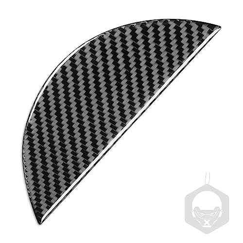 2pcs Real Soft Carbon Fiber Car Fuel Tank Cap Gas Cap Panel Switch Cover Trim Sticker Compatible with Ford Mustang GT/Shelby 2009 2010 2011 2012 2013 2014 Auto Exterior Accessories Black - color: Fuel Tank Cap