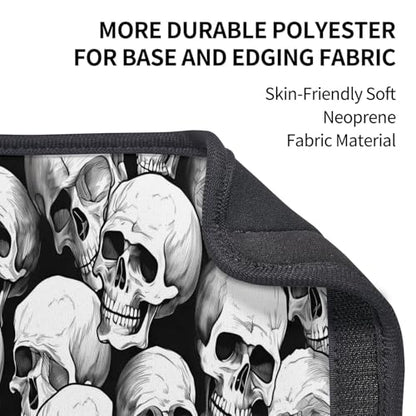 Seat Belt Cover Pad Halloween Skull Pattern Soft Safety Car Automotive Seat Belt Pads Cushion Shoulder Strap Covers for Cars or Bags, 2 Pcs - color: Halloween Skull Pattern