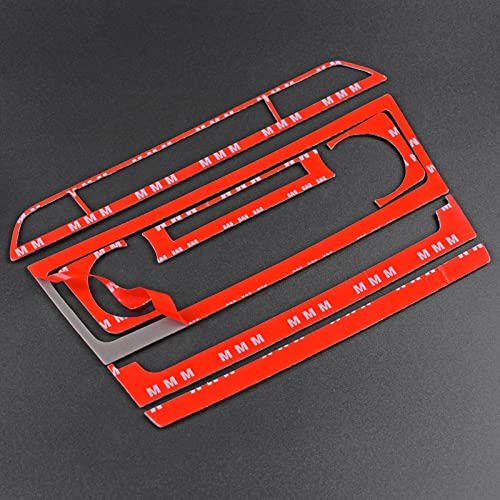 AIRSPEED for Mazda 6 2016-2017.5 with Automatic Transmission, Carbon Fiber Center Console AC Volume Button Frame Cover Interior Trim - color: AC Volume Button