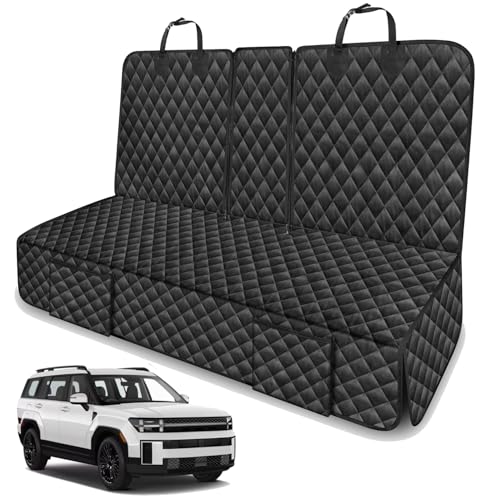 Dog Car Seat Cover for Back Seat Compatible with Hyundai Santa Fe Tucson Kona Accessories, Waterproof Non-Slip Pet Bench Backseat Covers 2026 New