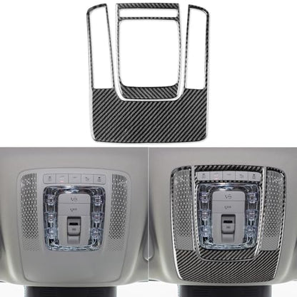 NVCNX Carbon Fiber Accessories for Mercedes Benz GLE GLS 350 450 450e 580 53 63 S AMG 2020-2026 2021 2022 2023 2024 2025 Front Reading Light Panel Cover Interior Trim Thick Overlay Sticker Decal 2PCs - color: Front Reading Light Panel Trim