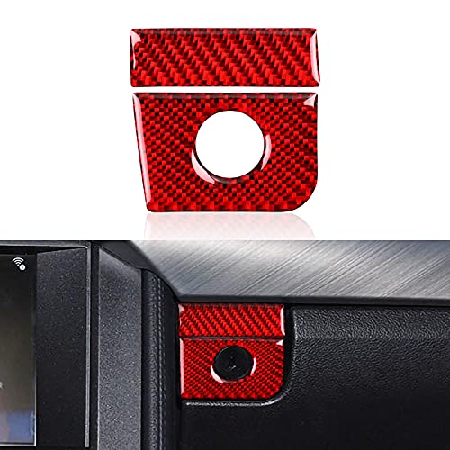 Car Storage Box Sticker Carbon Fiber Decal for Ford Mustang 2015 2016 2017 2018 2019 2020 2021 2022 2023 Interior Accessories - color: Storage Box