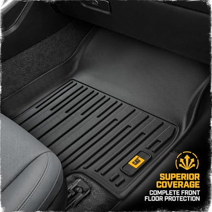 CAT® JustFit™ 3D All Weather Floor Mats for Toyota Highlander 2020-2026, Custom Fit Heavy Duty Rubber Car Mats Full Set for 7 Seater (Not for Hybrid) - style: Toyota Highlander (2020-2026)