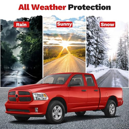 Canvcle Ram Rain Guards - Window Visors for 2002-2008 Dodge Ram 1500/03-09 Ram 2500/3500 Quad Cab,Outside-Mount Tape-On Side Window Wind Deflectors for Ram Accessories,Vent Visors Shades - size: Dodge Ram 1500 2002-2008