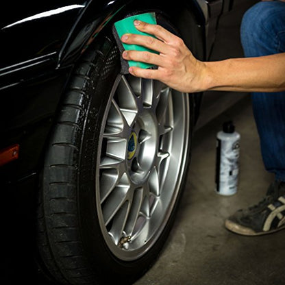 Chemical Guys Wonder Wave Durafoam Tire Shine Applicator Pads - Foam Pads for Applying Tire Dressings, Protectants, Wax, Polish and Car Detailer Products for Trucks and SUVs -, 2 Count (Pack of 4) - size: Pack of 4